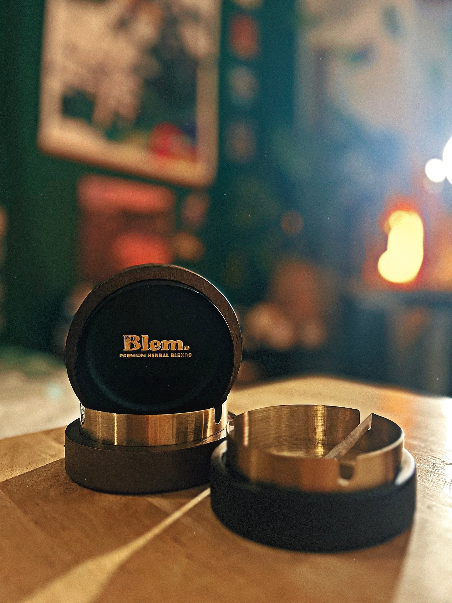 Blem. Wooden Ash Tray